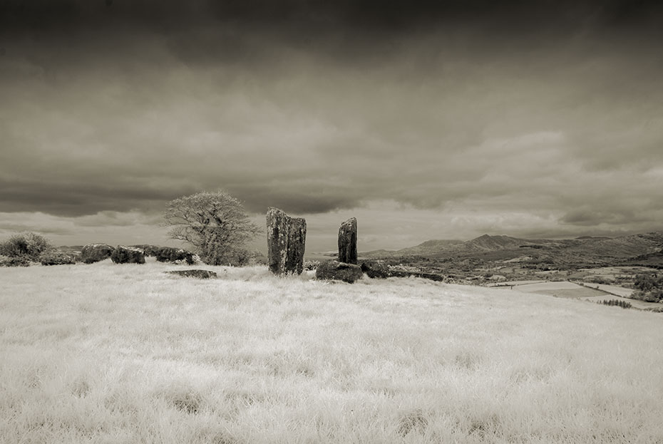 Breeny More Stone Circle and four Boulder Burials