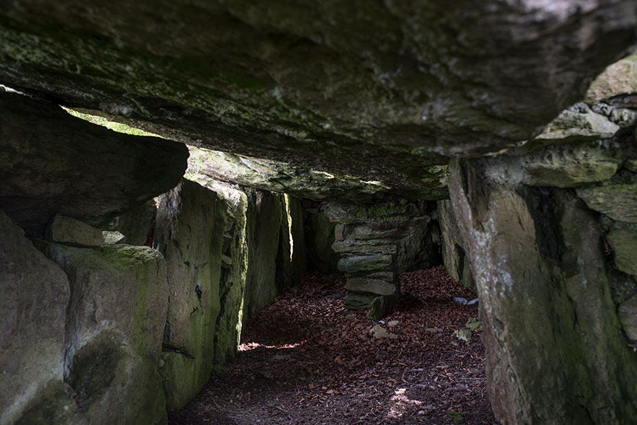 Interior of Labbacallee Wedge Tomb